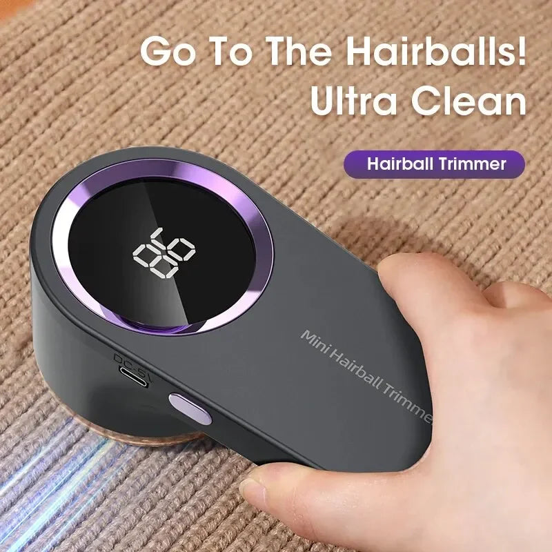 🔌 DINRGO LED Digital Fabric Lint Remover – Rechargeable Clothes Defuzzer