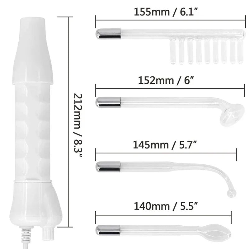 ⚡ Portable High Frequency Facial Machine – Handheld Electric Skin Beauty Tool