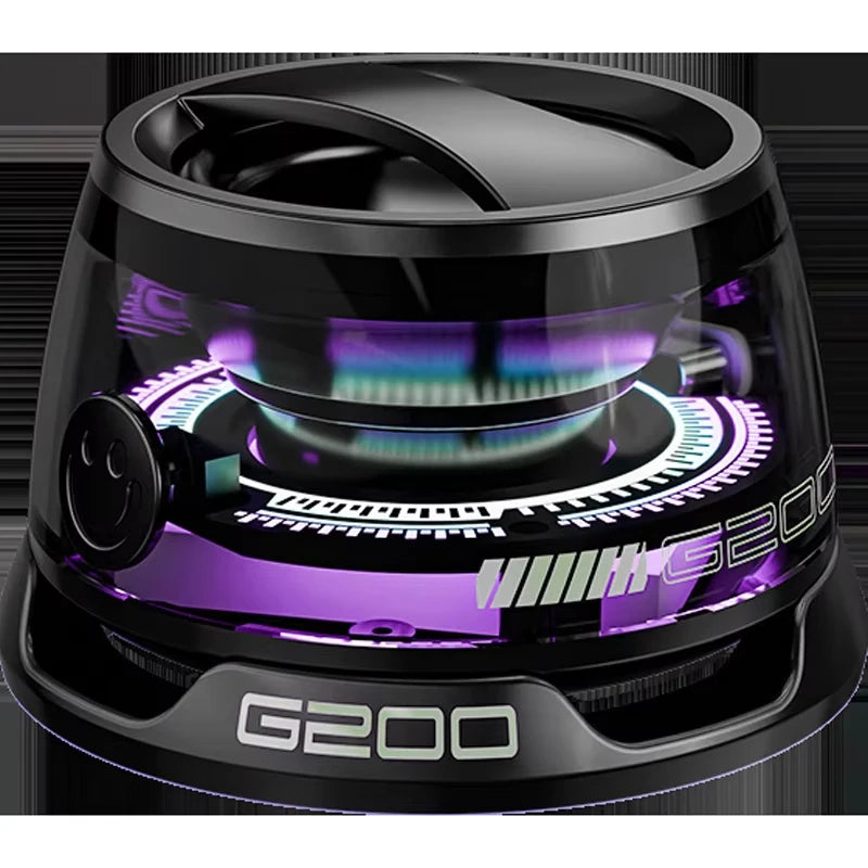 🔊 VIKEFON Mini Bluetooth Speaker 5.3 – Portable Wireless Speaker with RGB Lights & Magnetic Mount