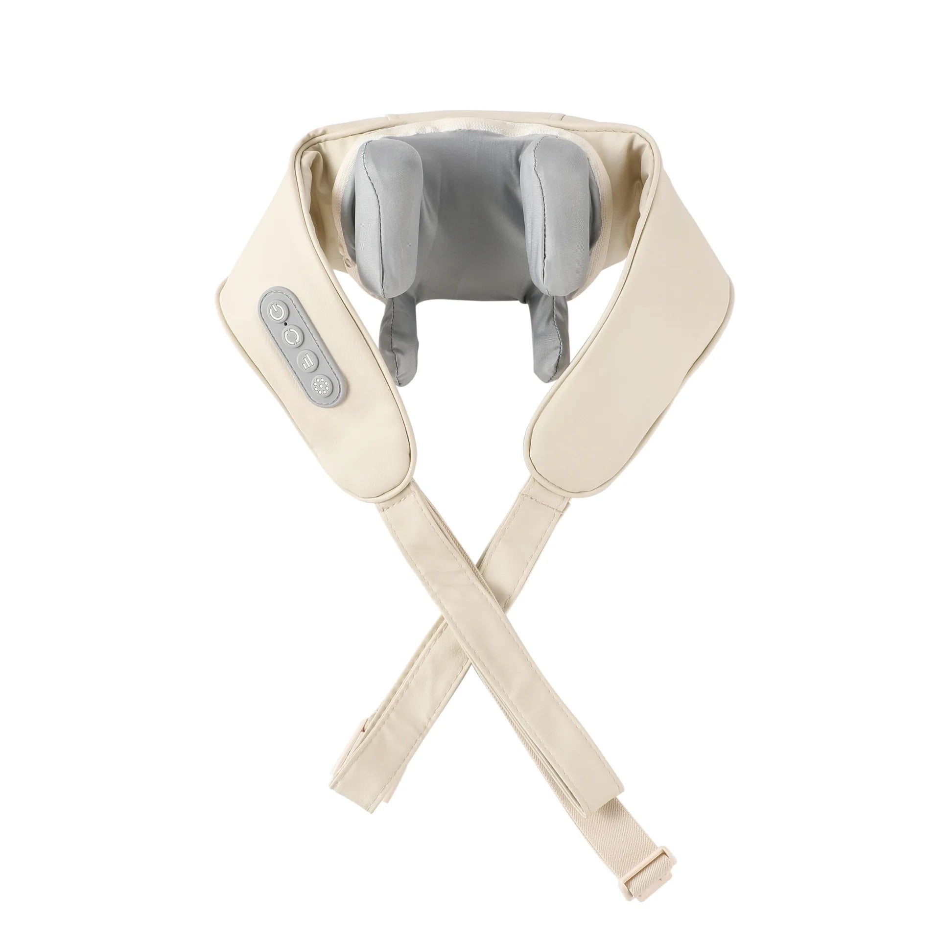 💆‍♀️ 20W Beige Neck & Shoulder Massager – Wireless Kneading Massage Shawl