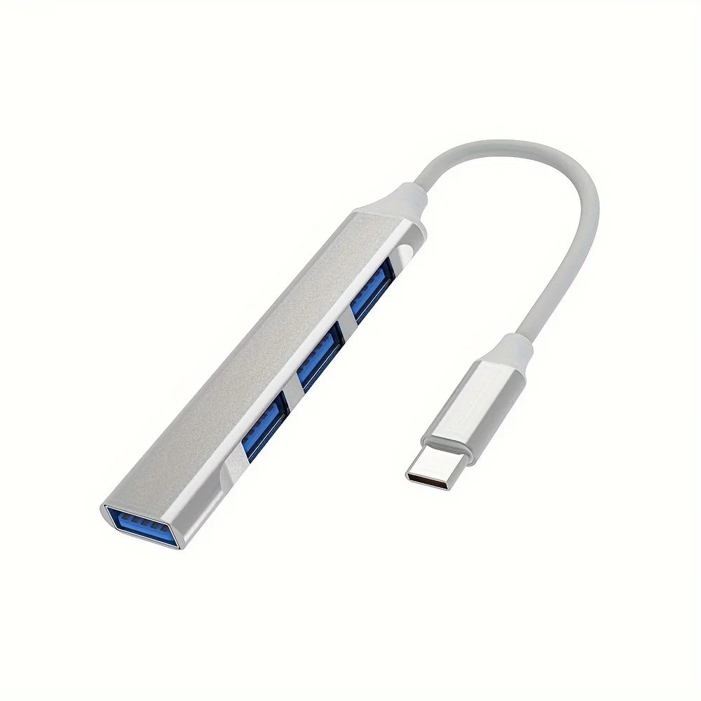 🔌 USB 3.0 Hub – 4 Ports High-Speed Data Splitter