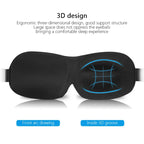 😴 3D Contoured Eye Mask for Sleeping – Lightweight & Comfortable Sleep Blindfold