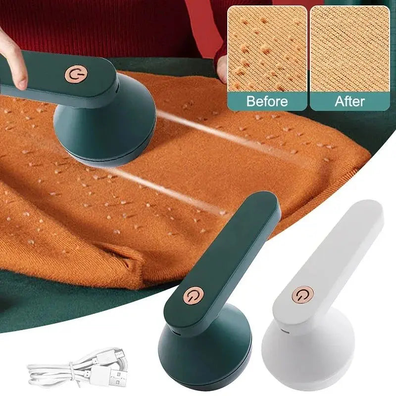 👕 BOUSSAC Electric Lint Remover – Rechargeable Fabric Shaver & Sweater Defuzzer