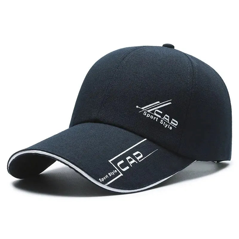 🧢 Summer Long Brim Baseball Cap – Unisex Outdoor Sun Protection Hat