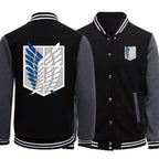 🛡 Cosplay Shield Baseball Uniform – Anime-Inspired Sports Jacket for Men