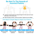 🦴 Adjustable Back Shoulder Posture Corrector Belt – Clavicle & Spine Support