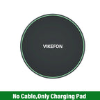 ⚡ VIKEFON 30W Fast Wireless Charging Pad Stand