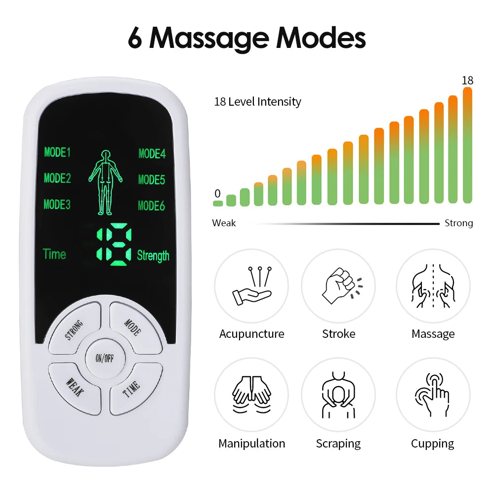 DearBeauty EMS Digital Cervical & Body Massager – Portable Physiotherapy Device