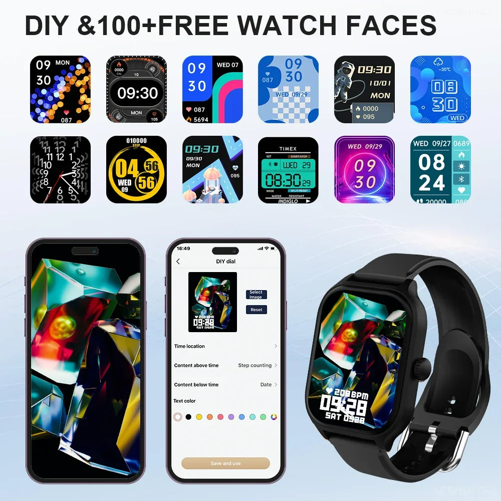 KESHUYOU Smart Watch – Fitness & Activity Tracker