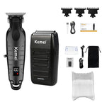 ✂️ Kemei Professional Hair Clippers & Shavers – Rechargeable Electric Grooming Tools