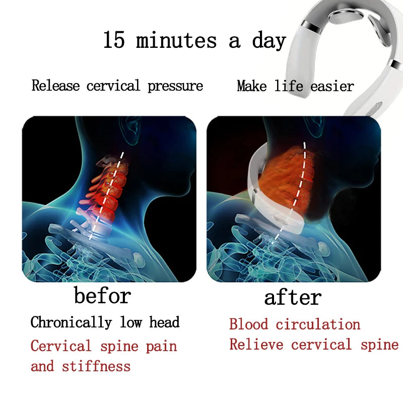 💆 OREADEX Portable Neck Massager – 3-Layer Deep Relaxation, Lightweight & Comfortable