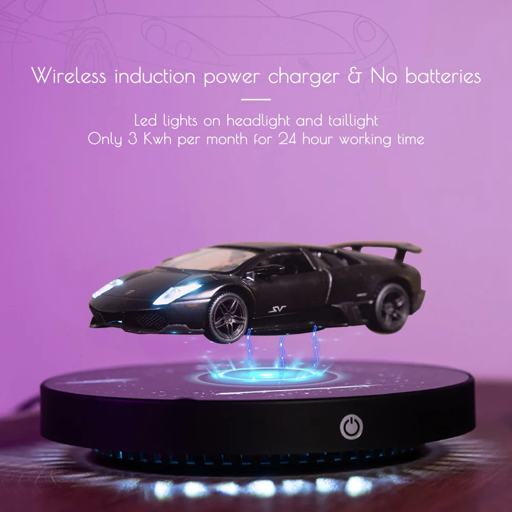 🚗 Magnetic Levitating Floating Car | 360° Rotating Decoration Display 🌀