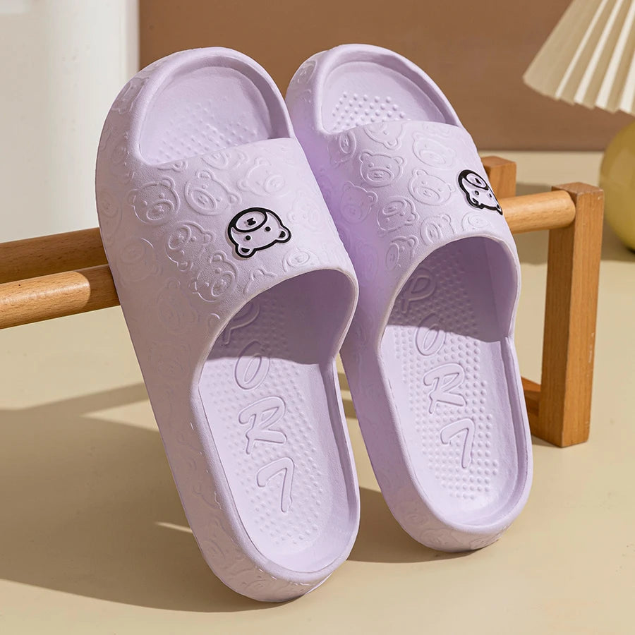 🩴 NoEnName_Null Men’s Indoor Platform Slippers