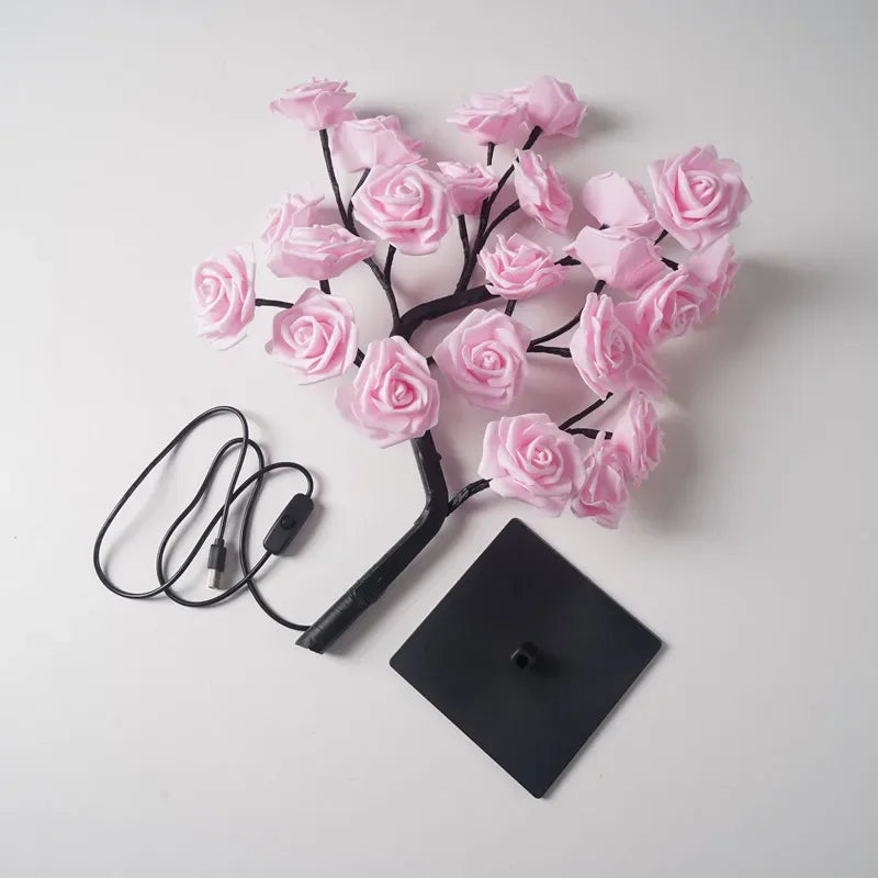 Heinast USB Rose Tree Lamp – Romantic LED Decorative Light