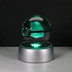 🪐 Pokémon 3D Crystal Ball LED Night Light – Pikachu, Gengar, Eevee & Mewtwo
