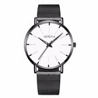 ⌚ Fashion Ultra-thin Men’s Business Watch – Steel Mesh Band Quartz Watch