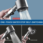 🚿 High-Pressure 3-Mode Water-Saving Shower Head