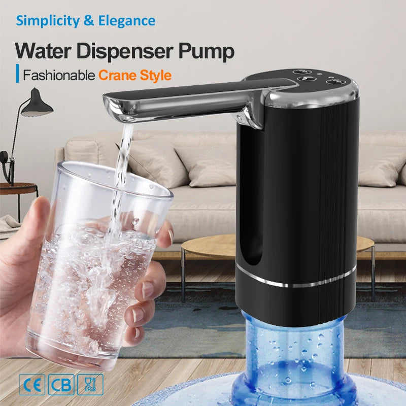 💧 NOCCLILI Folding Electric Water Pump – Portable USB Water Dispenser