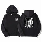 ⚔ Attack on Titan Hoodie – Unisex Anime Streetwear Pullover