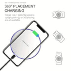 ⚡ VIKEFON 30W Fast Wireless Charging Pad Stand