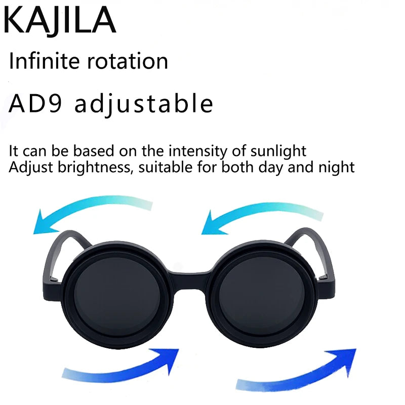 🕶️ Steampunk Polarized Sunglasses – Unique Style with UV400 Protection 😎