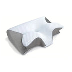 🛏️ Memory Foam Wedge Neck Pillow – Anti-Snore & Anti-Apnea Support