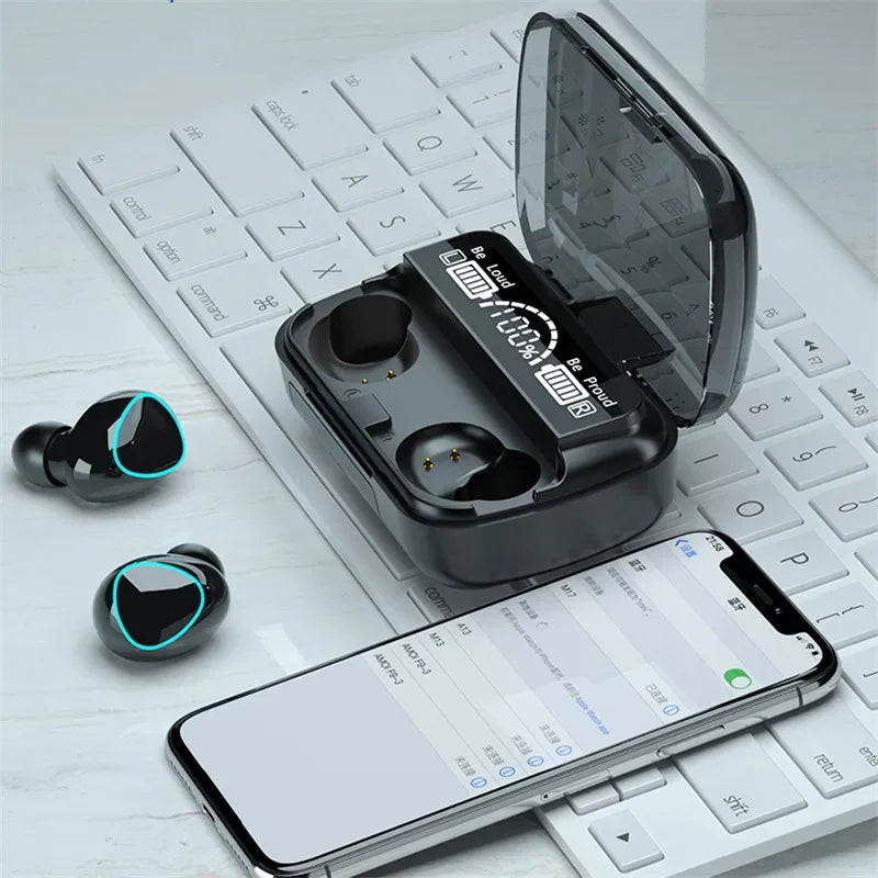 🎧 M10 TWS Bluetooth 5.1 Wireless Earbuds – HiFi Stereo Sports Headphones