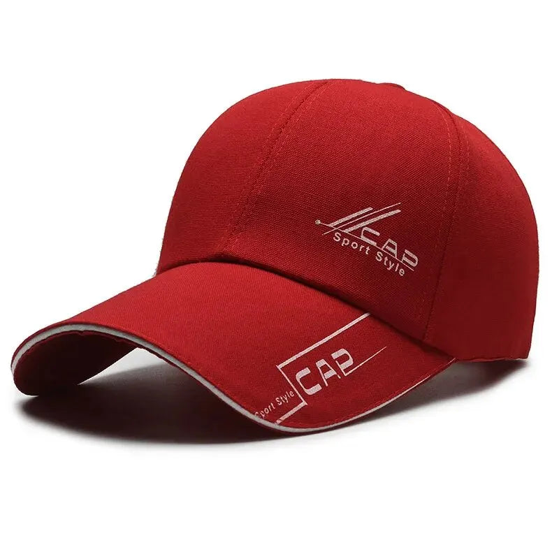 🧢 Summer Long Brim Baseball Cap – Unisex Outdoor Sun Protection Hat