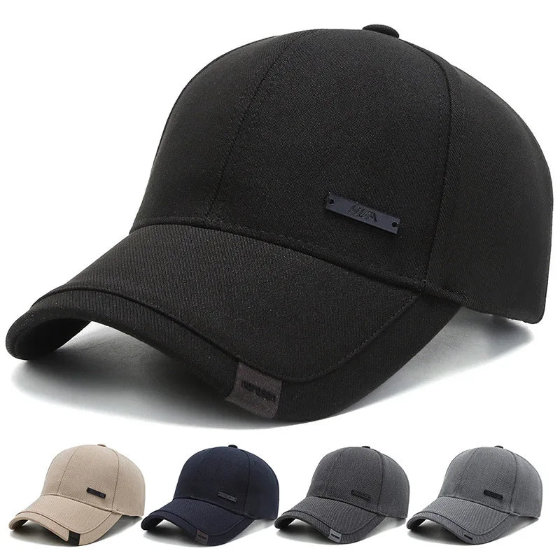 🧢 Unisex Hua Label Baseball Cap – Hip Hop Adjustable Casual Hat