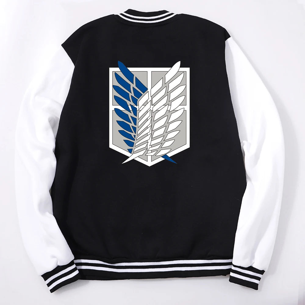🛡 Cosplay Shield Baseball Uniform – Anime-Inspired Sports Jacket for Men