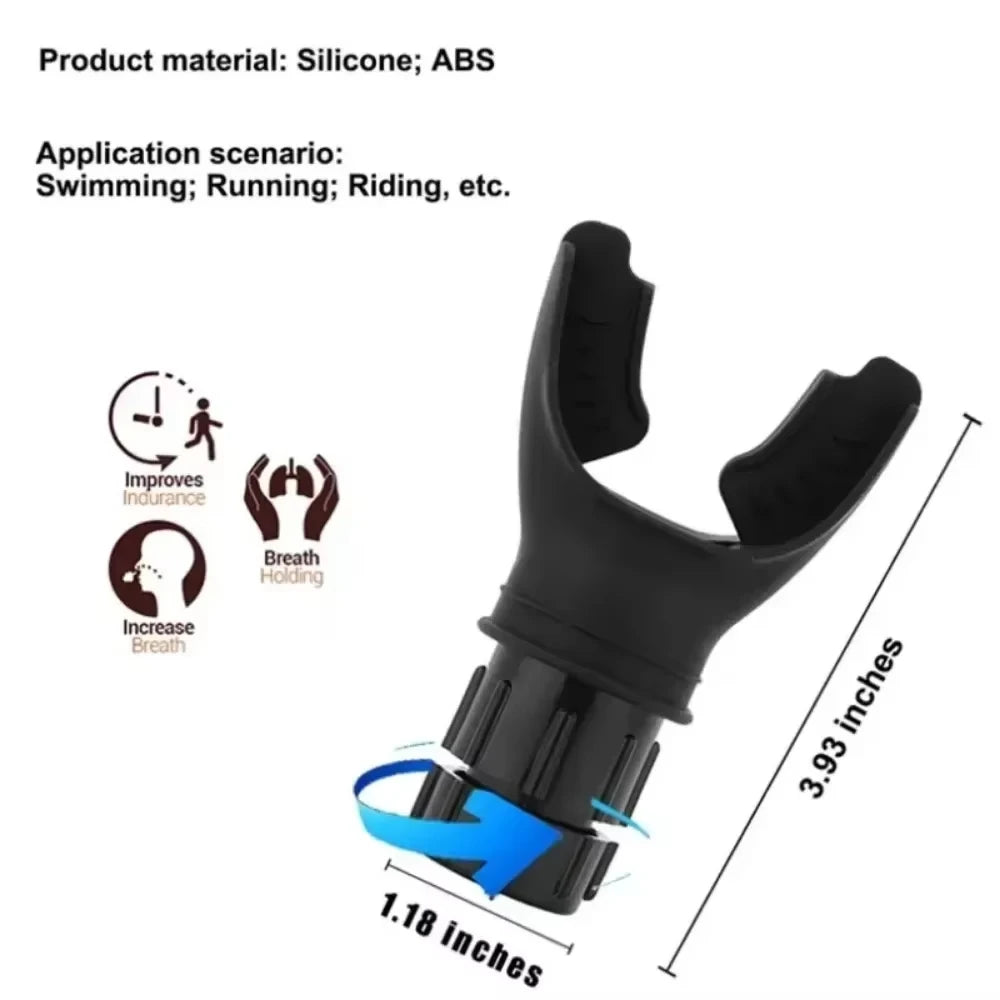 🏋️ Breathing Exerciser Device | Adjustable Resistance Lung Trainer