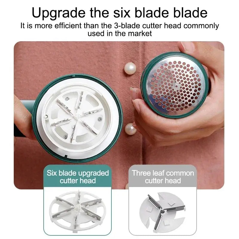 👕 BOUSSAC Electric Lint Remover – Rechargeable Fabric Shaver & Sweater Defuzzer