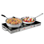 🍳 Ceramic Infrared Double Cooktop – Electric Dual Burner 🔥