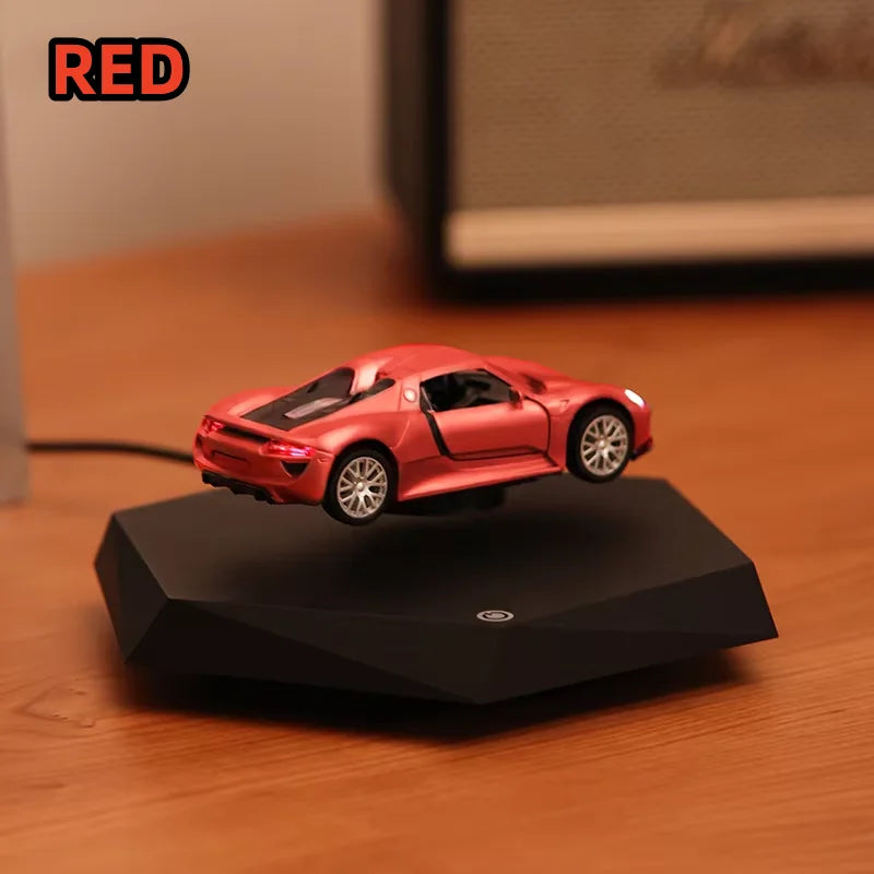🚗 Magnetic Levitating Floating Car | 360° Rotating Decoration Display 🌀