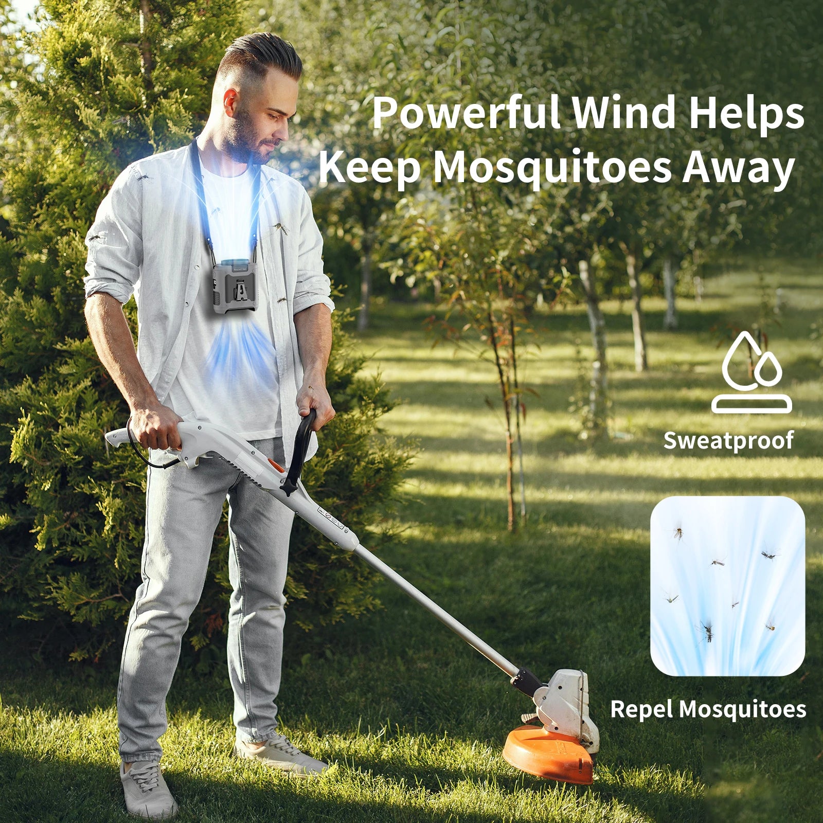 🌀 Socool Portable Waist Fan – 5-in-1 Multifunctional Rechargeable Cooling Fan with 10000mAh Battery