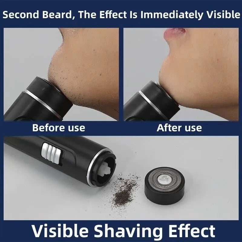 Tanyi Mini Electric Razor for Men – USB Rechargeable Portable Shaver
