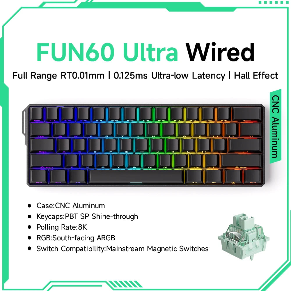 ⌨️ AKKO MonsGeek FUN60 Series Mechanical Keyboard – 61 Keys