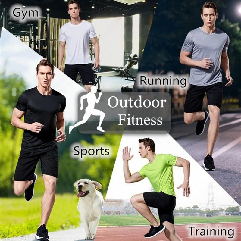 GENDAWAY Men’s Quick-Dry Sports T-Shirt – Gym & Training Top