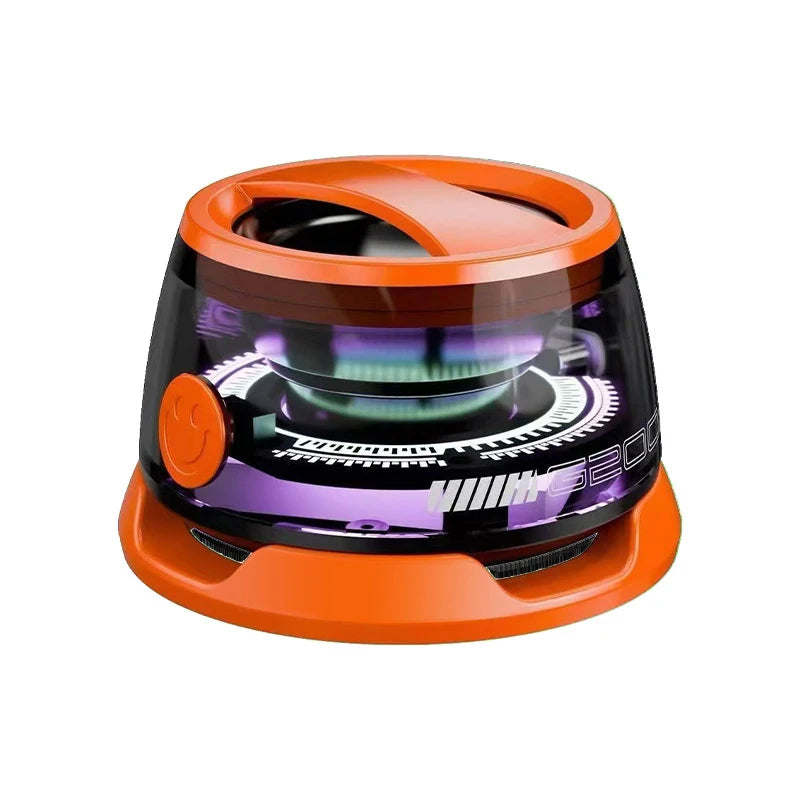 🔊 VIKEFON Mini Bluetooth Speaker 5.3 – Portable Wireless Speaker with RGB Lights & Magnetic Mount