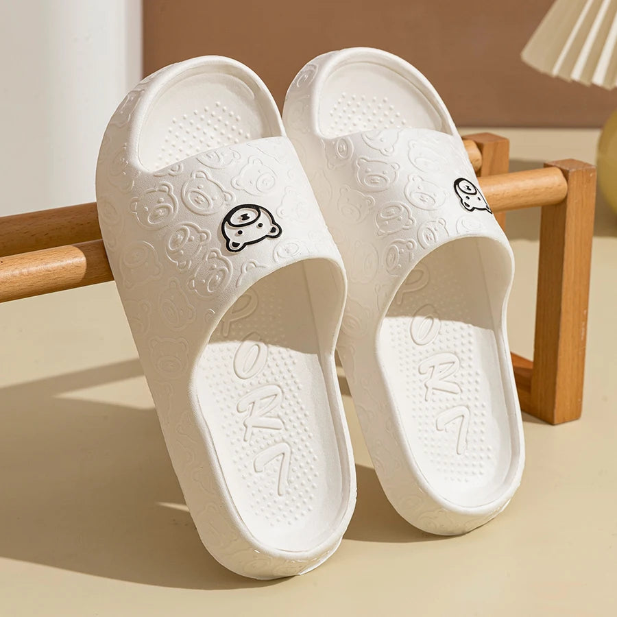 🩴 NoEnName_Null Men’s Indoor Platform Slippers