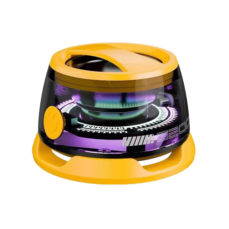 🔊 VIKEFON Mini Bluetooth Speaker 5.3 – Portable Wireless Speaker with RGB Lights & Magnetic Mount