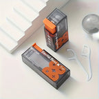 🦷 Dental Automatic Floss Storage Box Pop-Up Dispenser with 10 Pcs Dental Floss