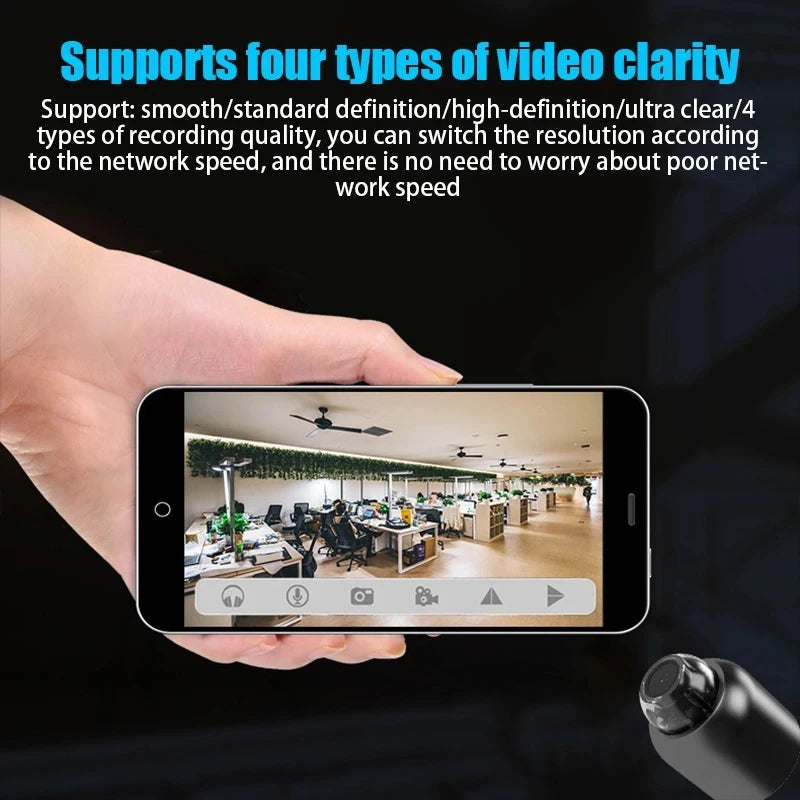 📷 1080P HD Mini WiFi Camera – Wireless Night Vision Security Camera