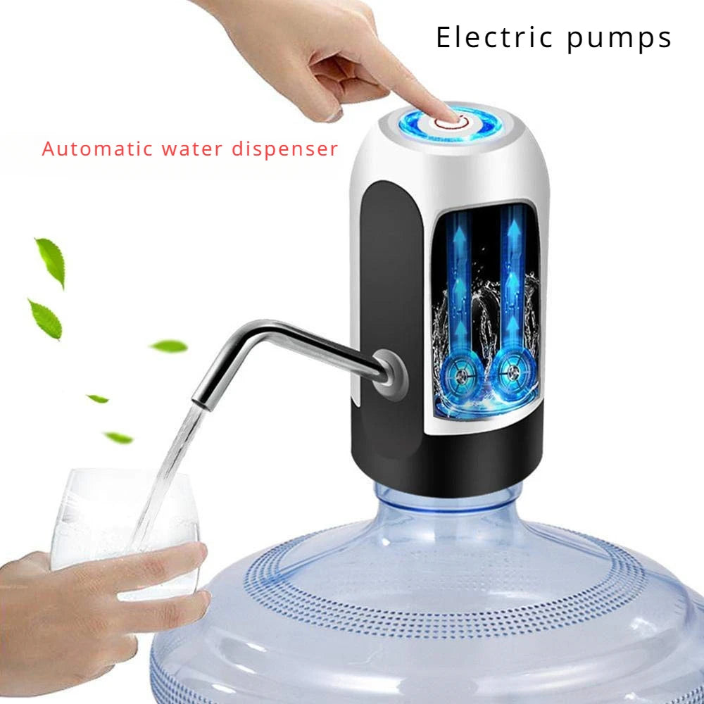 💧 Portable USB Electric Water Pump – 5 Gallon Bottle Dispenser