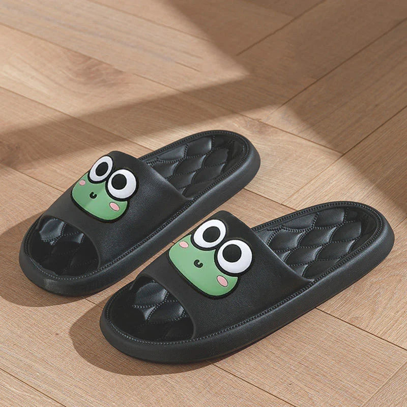 🐸 Summer Cartoon EVA Slides – Indoor/Outdoor Slippers