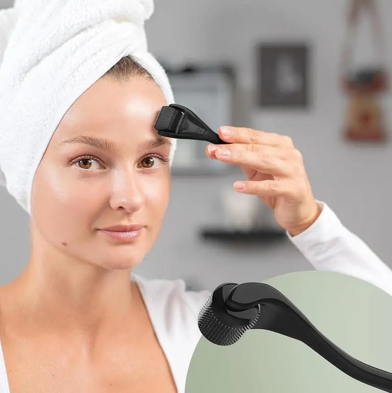 💉 540-Needle Derma Roller – Facial & Body Hair Growth