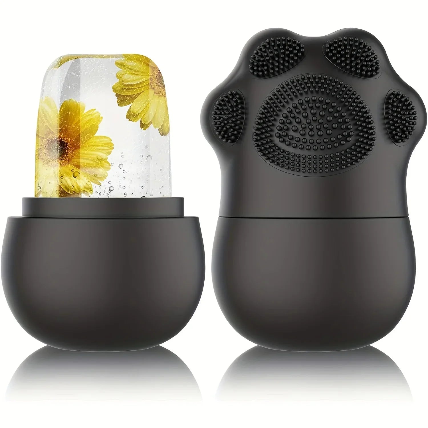 ❄️ Silicone Ice Cube Trays & Facial Massager – Beauty Lifting & Contouring