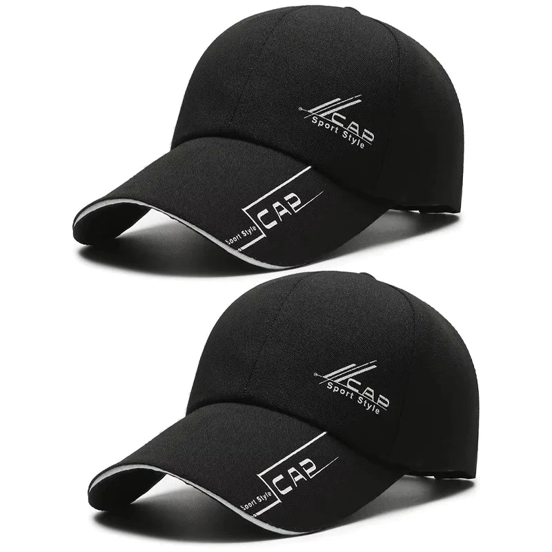 🧢 Summer Long Brim Baseball Cap – Unisex Outdoor Sun Protection Hat