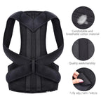 🦴 Adjustable Back Shoulder Posture Corrector Belt – Clavicle & Spine Support