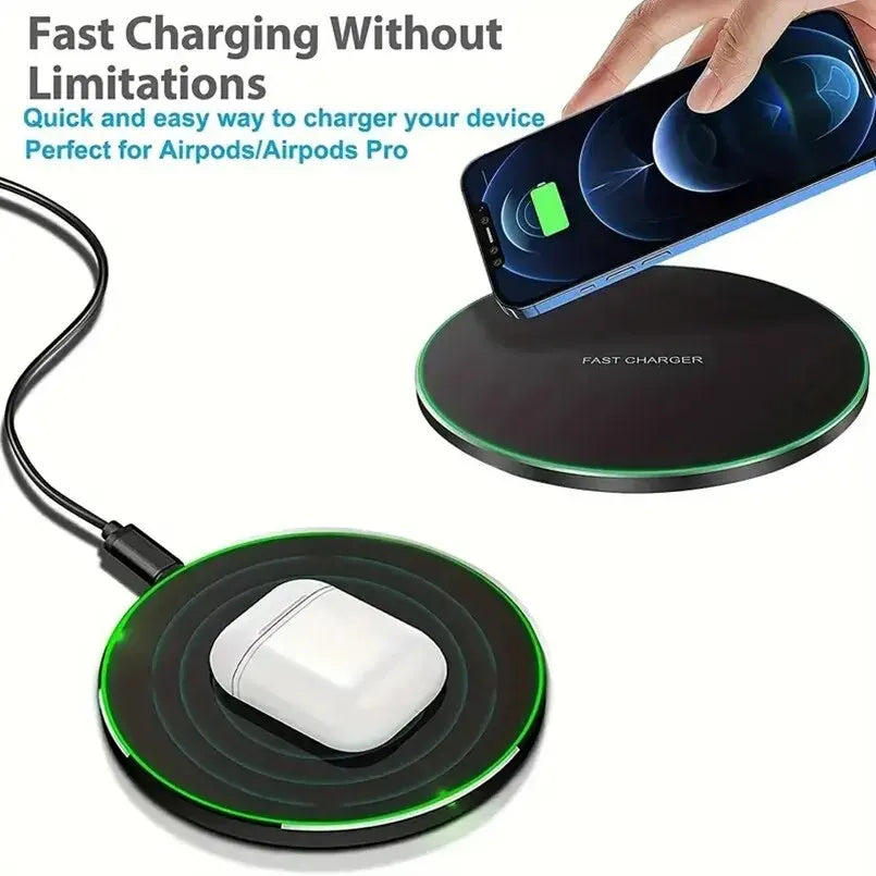 ⚡ VIKEFON 30W Fast Wireless Charging Pad Stand
